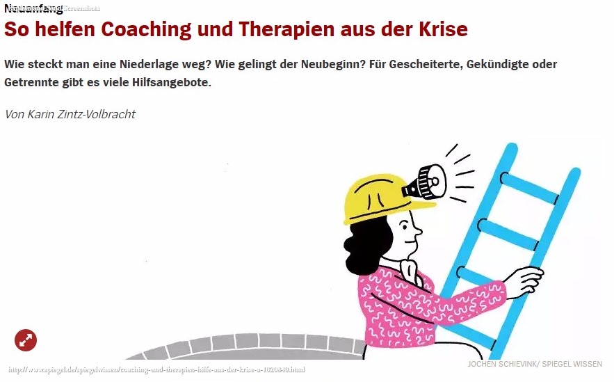 „SPIEGEL WISSEN“: Wie Coaching aus der Krise hilft